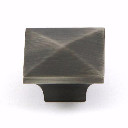 Cairo Cabinet Knob in Weathered Nickel 1 pc